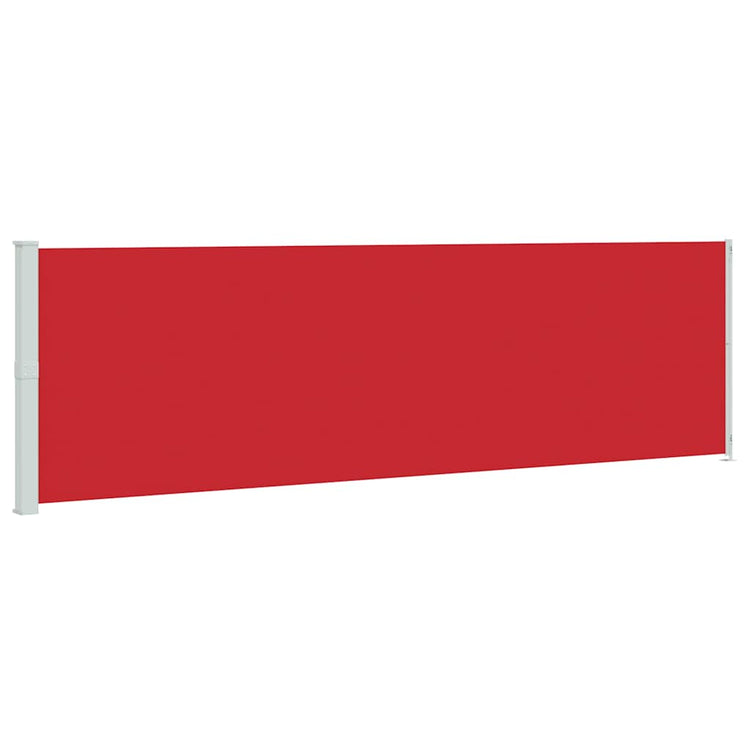 Vidaxl tuinscherm uittrekbaar 180x600 cm rood