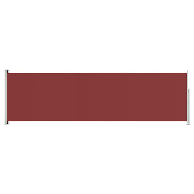 Vidaxl tuinscherm uittrekbaar 180x600 cm rood