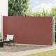Vidaxl tuinscherm uittrekbaar 200x614 cm bruin