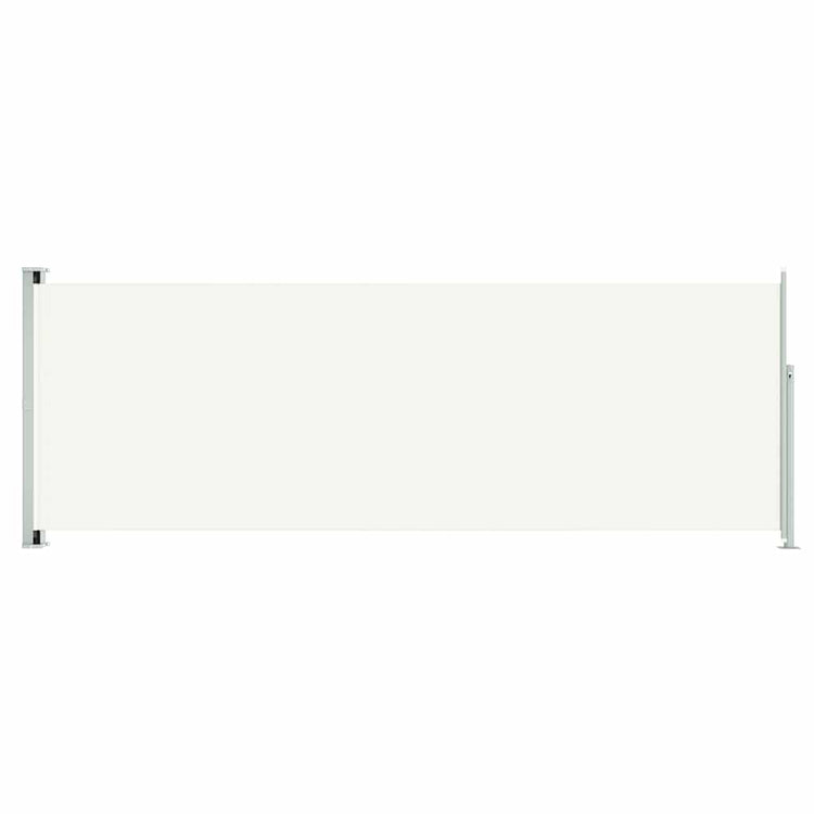 Vidaxl tuinscherm uittrekbaar 220x600 cm crème