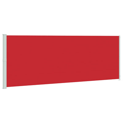 Vidaxl tuinscherm uittrekbaar 220x600 cm rood