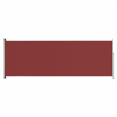 Vidaxl tuinscherm uittrekbaar 220x600 cm rood