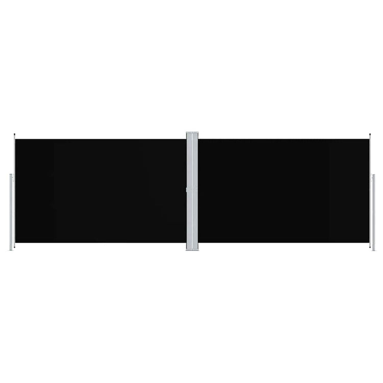 Vidaxl windscherm uittrekbaar 200x600 cm zwart
