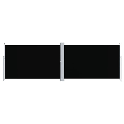 Vidaxl windscherm uittrekbaar 200x600 cm zwart