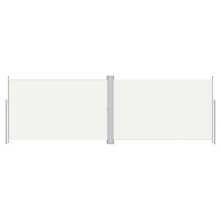 Vidaxl windscherm uittrekbaar 200x600 cm crèmekleurig