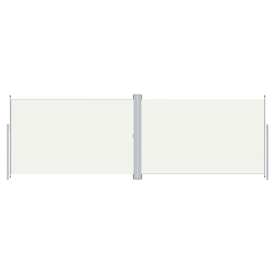 Vidaxl windscherm uittrekbaar 200x600 cm crèmekleurig