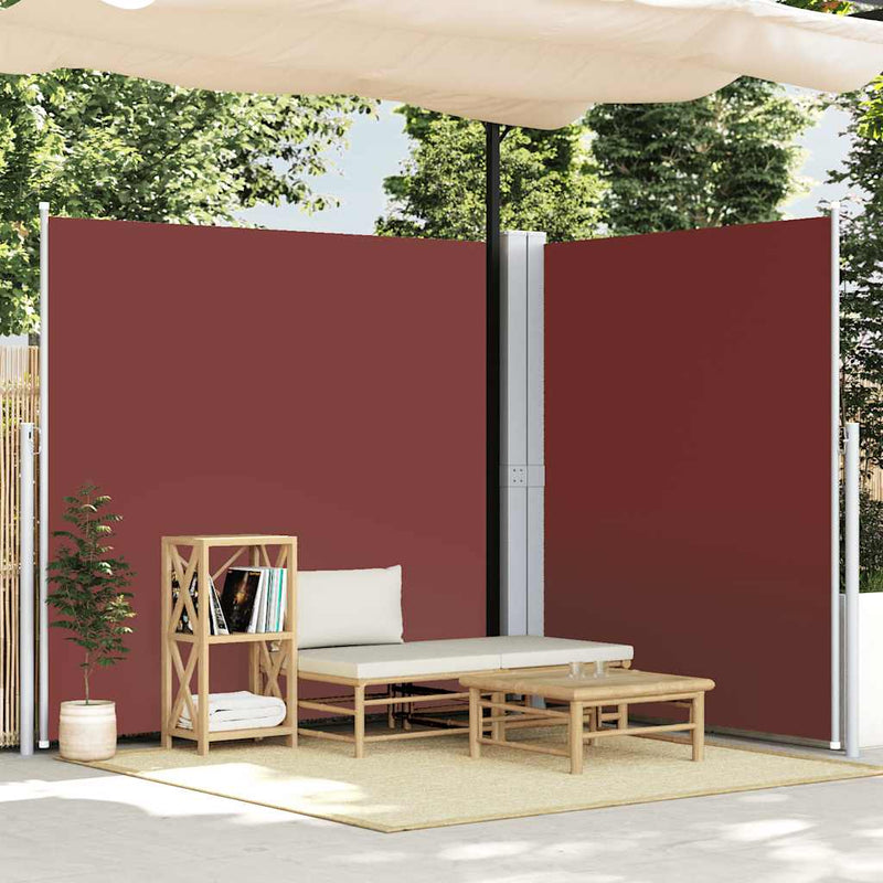 Vidaxl windscherm uittrekbaar 220x600 cm bruin