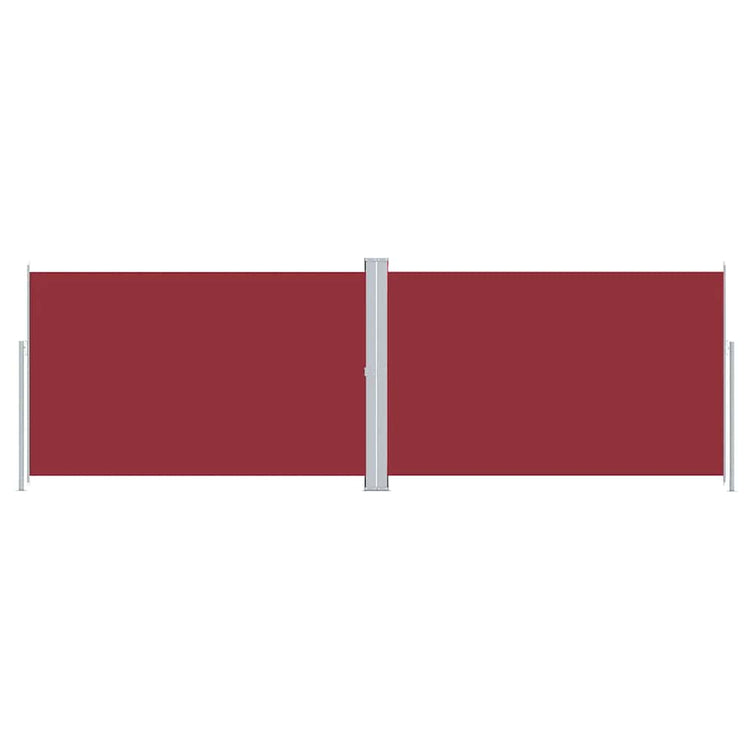 Vidaxl windscherm uittrekbaar 220x600 cm rood
