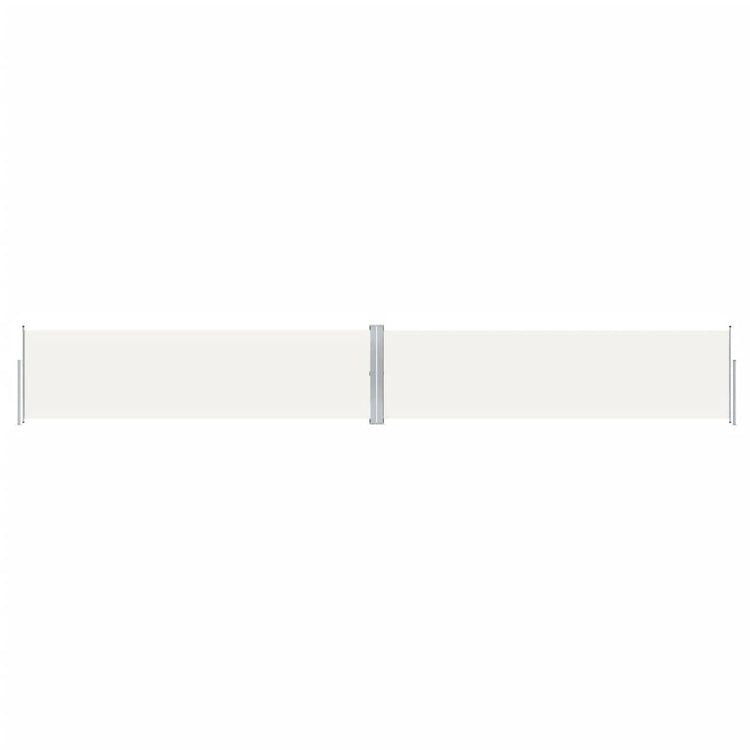 Vidaxl windscherm uittrekbaar 140x1000 cm crèmekleurig