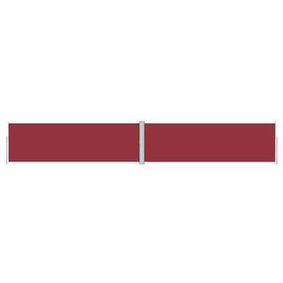 Vidaxl windscherm uittrekbaar 160x1000 cm rood