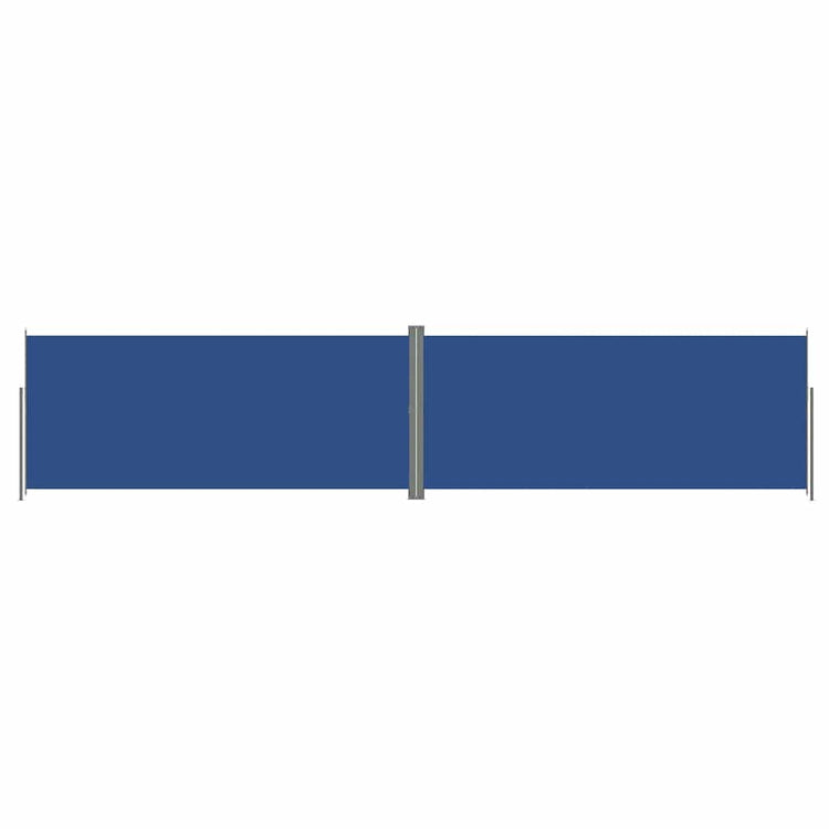 Vidaxl windscherm uittrekbaar 220x1000 cm blauw