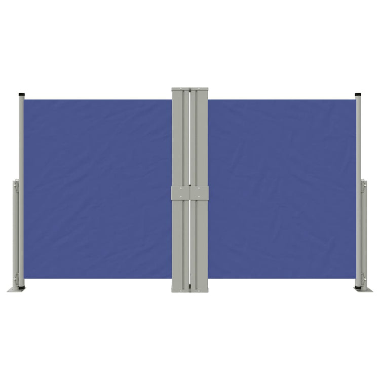 Vidaxl windscherm uittrekbaar 140x1200 cm blauw