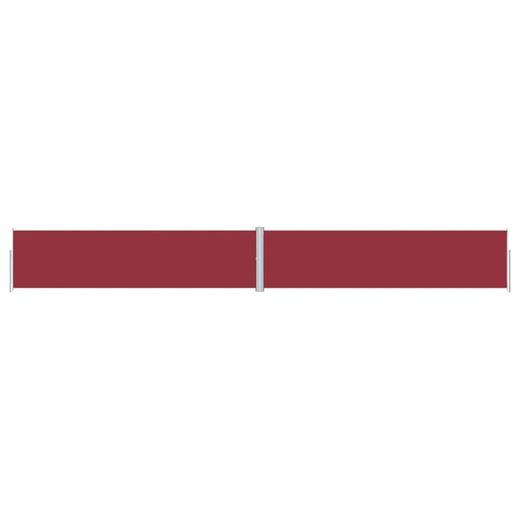 Vidaxl windscherm uittrekbaar 160x1200 cm rood