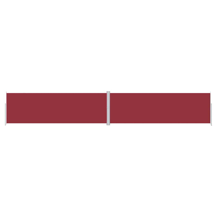Vidaxl windscherm uittrekbaar 200x1200 cm rood