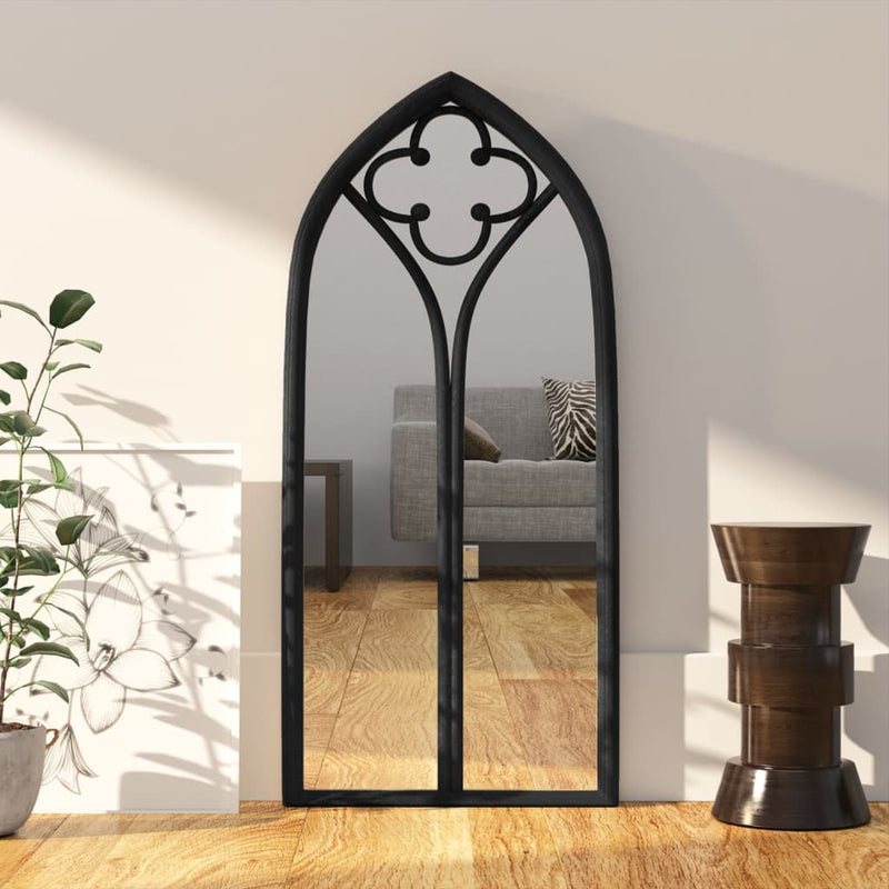 Vidaxl spiegel 100x45 cm ijzer zwart