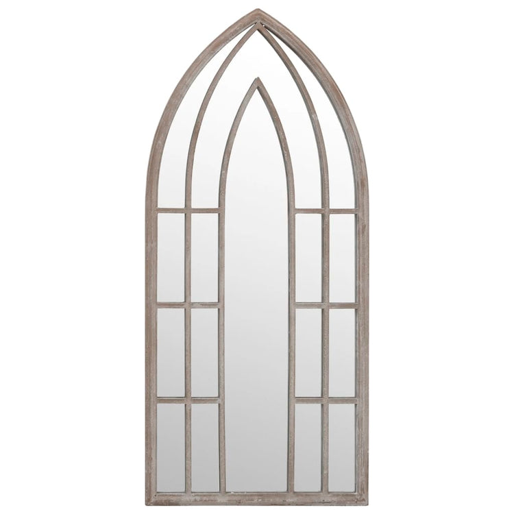 Vidaxl spiegel 70x30 cm ijzer zandkleurig