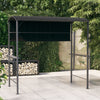 Vidaxl prieel met dak 220x110x200 cm antracietkleurig
