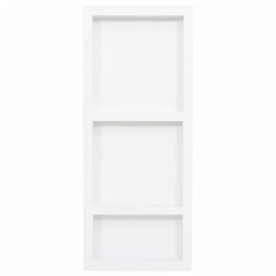 Vidaxl douchenis met 3 vakken 41x99x9 cm hoogglans wit
