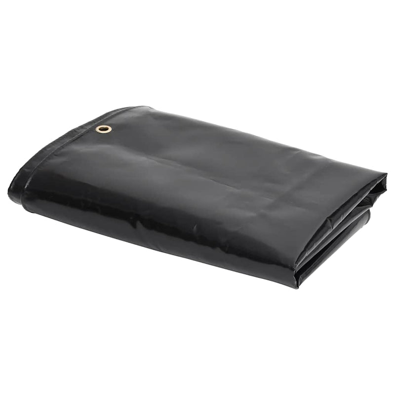 Vidaxl dekzeil 650 g m² 2x3 m zwart