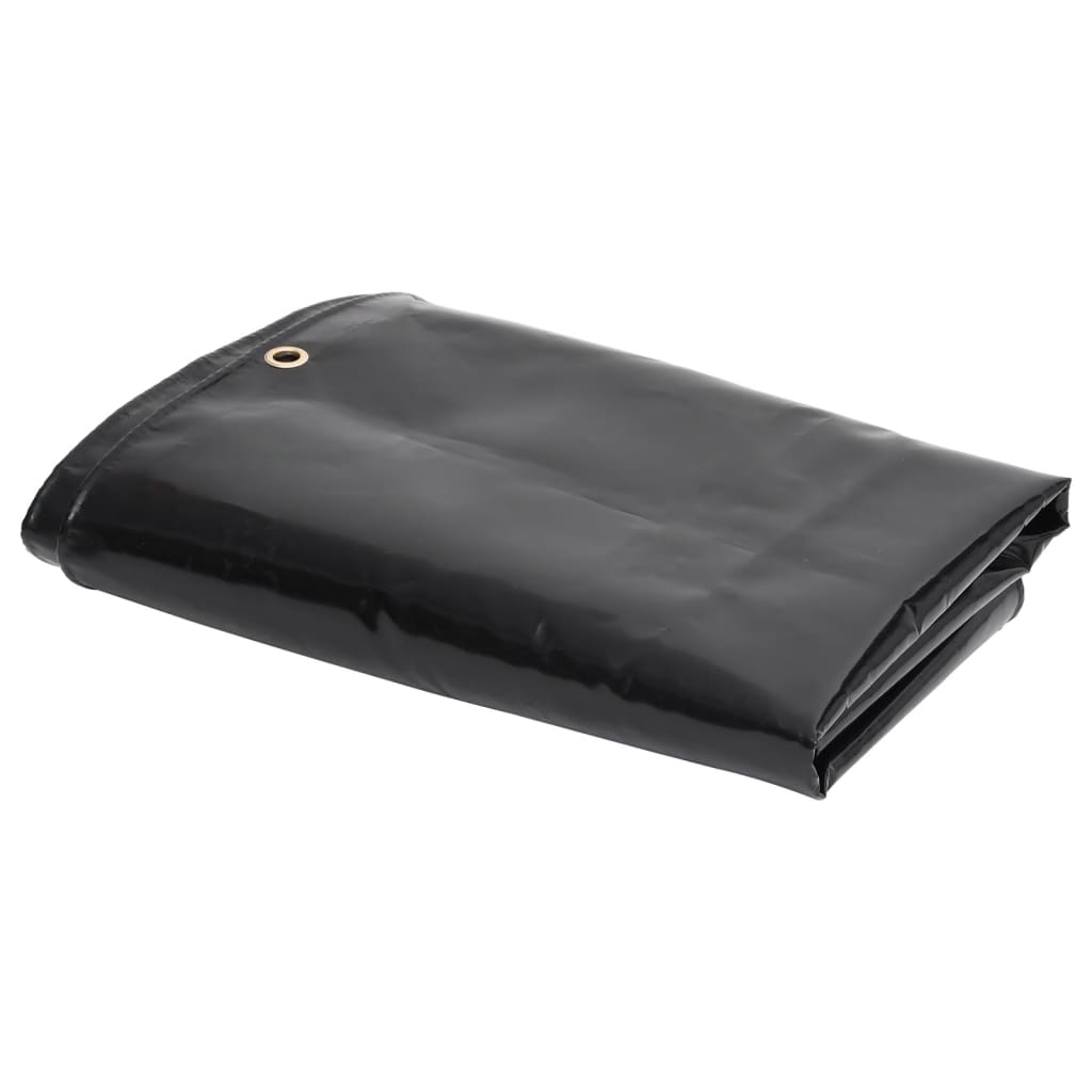 Vidaxl zeildoek 650 g m² 4x5 m zwart