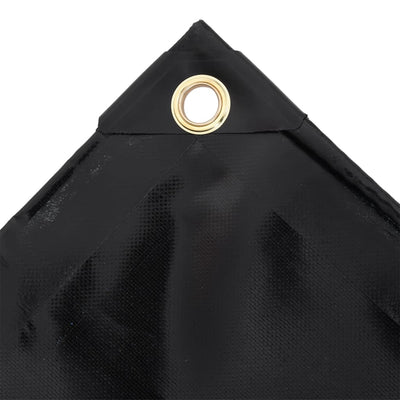 Vidaxl zeildoek 650 g m² 4x5 m zwart