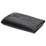 Vidaxl zeildoek 650 g m² 4x6 m zwart - afbeelding 1