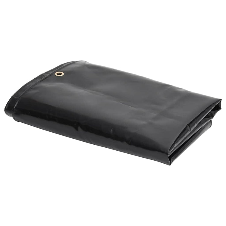 Vidaxl zeildoek 650 g m² 4x8 m zwart