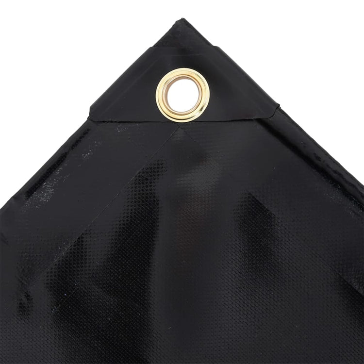 Vidaxl zeildoek 650 g m² 3,5x5 m zwart
