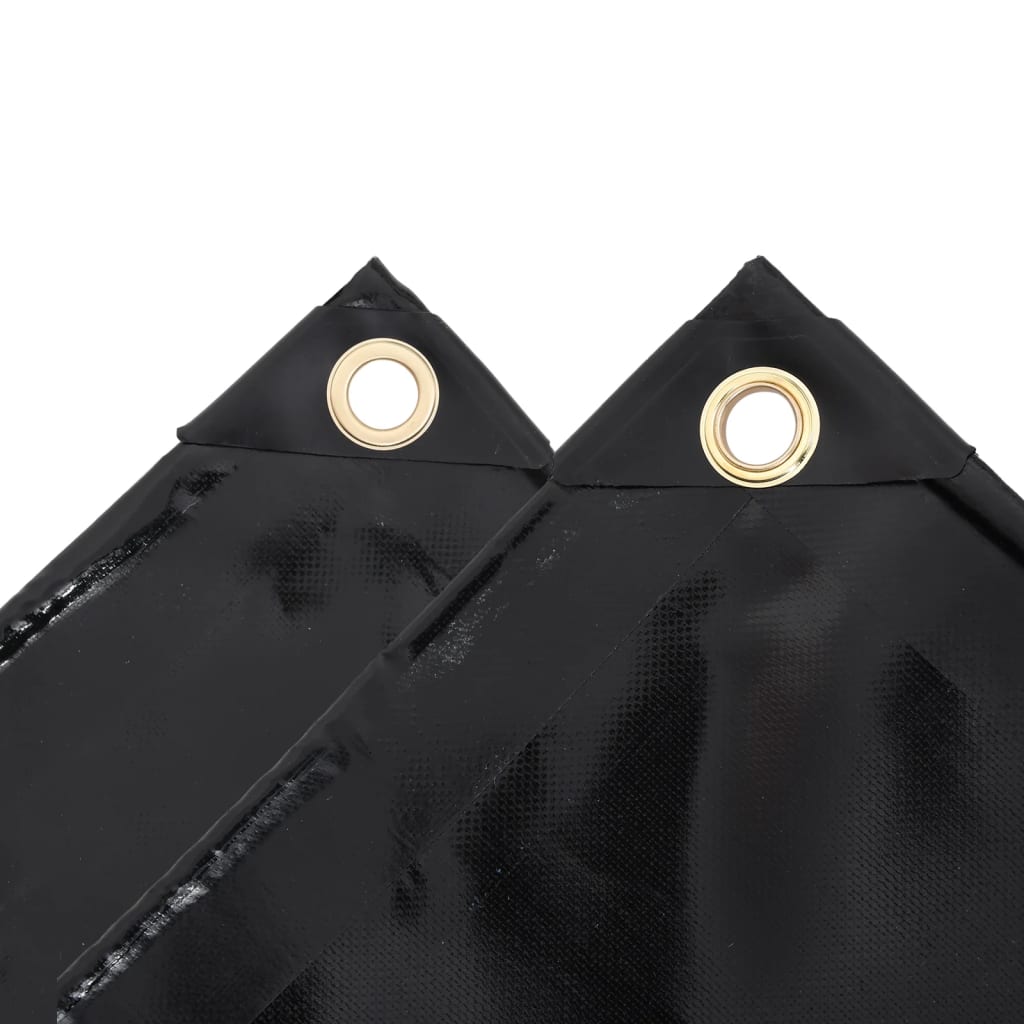 Vidaxl zeildoek 650 g m² 3,5x5 m zwart