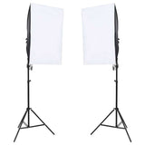 Vidaxl fotostudioset met verlichtingsset en achtergrond - afbeelding 2