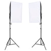 VidaXL Fotostudioset met verlichtingsset en achtergrond