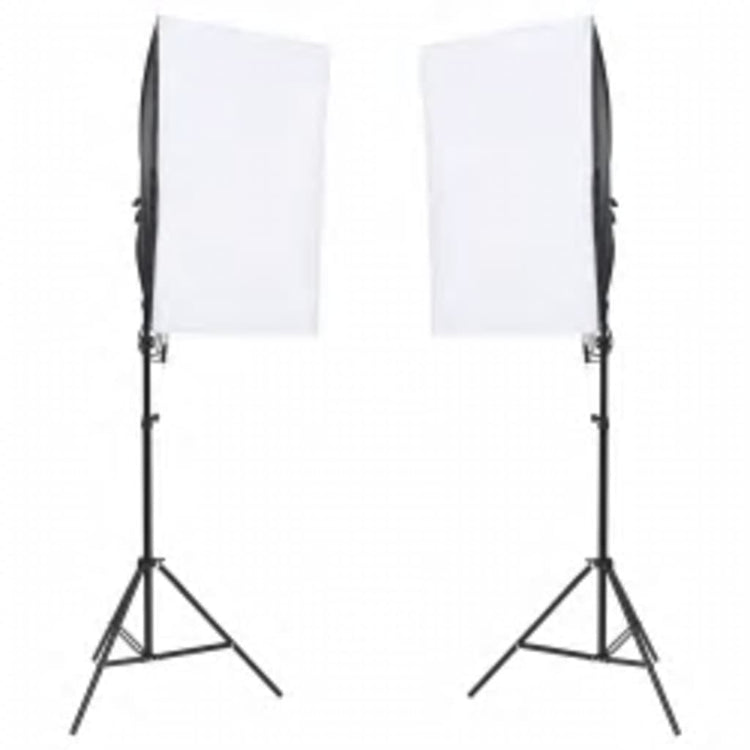 VidaXL Fotostudioset met verlichtingsset en achtergrond