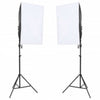 Vidaxl fotostudioset met verlichtingsset, achtergrond en reflector