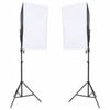 Vidaxl fotostudioset met verlichtingsset, achtergrond en reflector