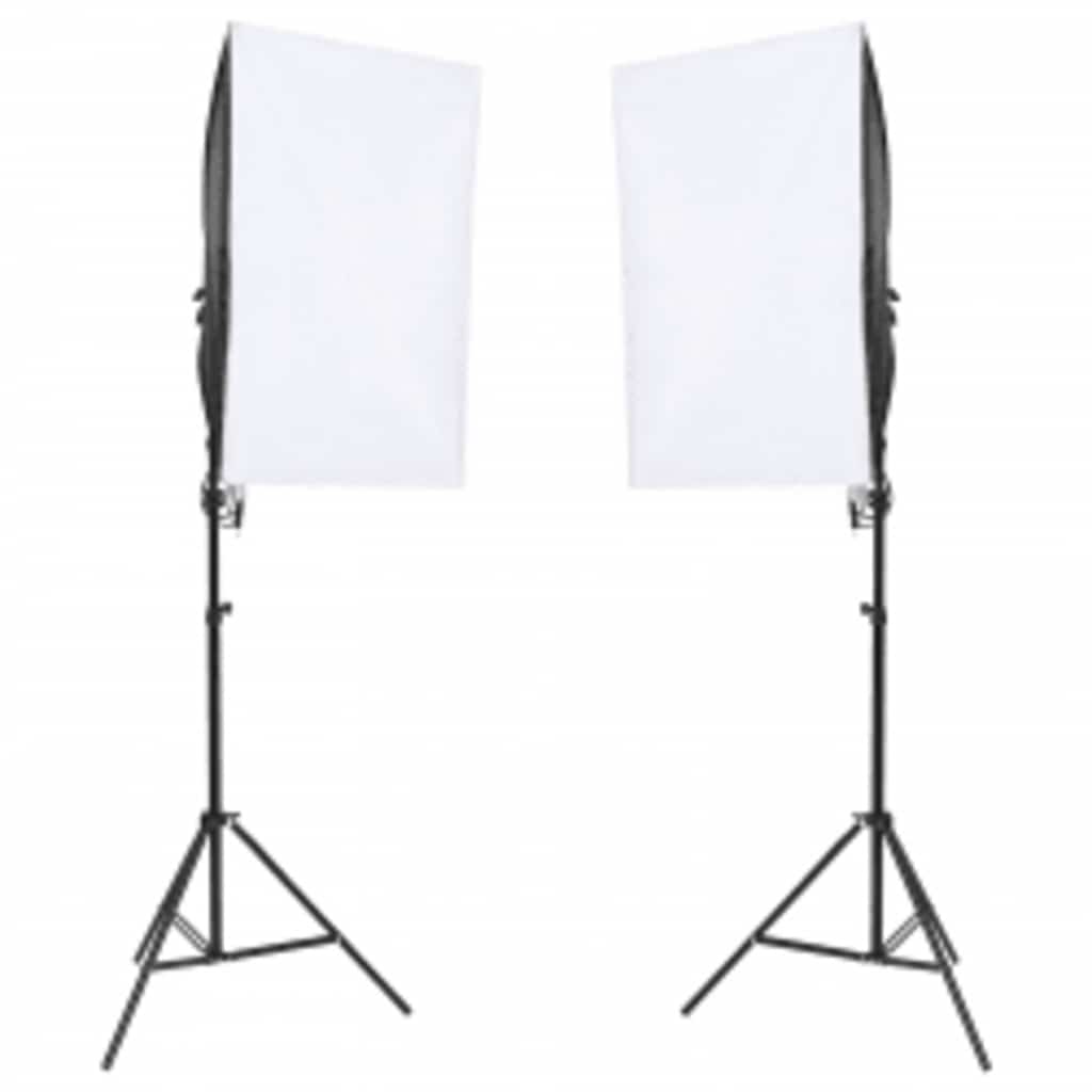 Vidaxl fotostudioset met verlichtingsset, achtergrond en reflector