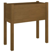 Vidaxl plantenbak 70x31x70 cm massief grenenhout honingbruin - afbeelding 2