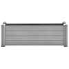 Vidaxl plantenbak verhoogd 100x43x35 cm pp steengrijs