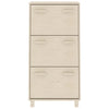 Vidaxl schoenenkast hamar 59,5x35x117 cm grenenhout honingbruin