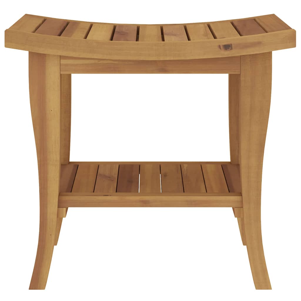 Vidaxl badkamertafel 50x35x45 cm massief teakhout