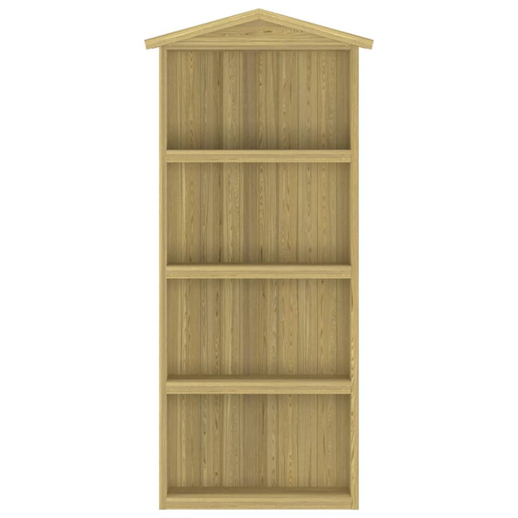 VidaXL Tuinschuur 87x33x222 cm geïmpregneerd grenenhout