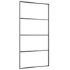 Vidaxl schuifdeur 102,5x205 cm mat esg-glas en aluminium zwart