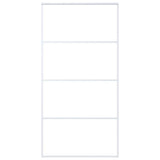 Vidaxl schuifdeur 102,5x205 cm esg-glas en aluminium wit - afbeelding 2