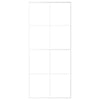Vidaxl schuifdeur 90x205 cm mat esg-glas en aluminium wit