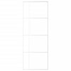 Vidaxl schuifdeur 76x205 cm mat esg-glas en aluminium wit
