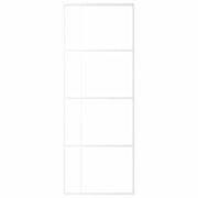 Vidaxl schuifdeur 76x205 cm mat esg-glas en aluminium wit - afbeelding 3