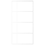Vidaxl schuifdeur 102,5x205 cm esg-glas en aluminium wit - afbeelding 3