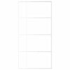 Vidaxl schuifdeur 102,5x205 cm mat esg-glas en aluminium wit