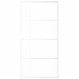 Vidaxl schuifdeur 102,5x205 cm mat esg-glas en aluminium wit - afbeelding 3