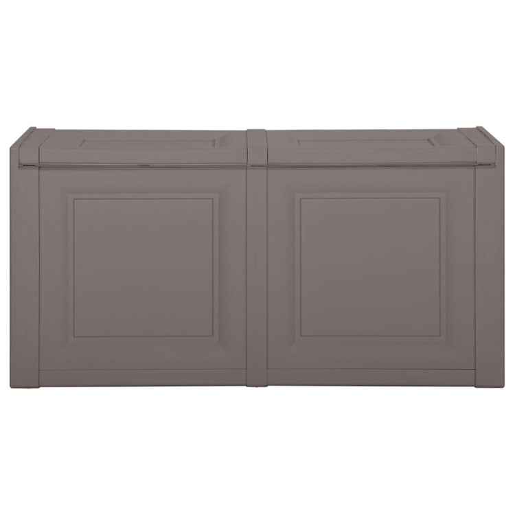 Vidaxl kussenbox 85 l 86x40x42 cm grijs