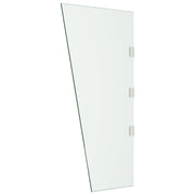 VidaXL Zijpaneel voor deurluifel 50x100 cm gehard glas transparant - afbeelding 2